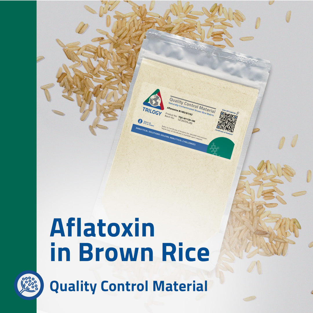 Aflatoxin in Brown Rice Quality Control Material