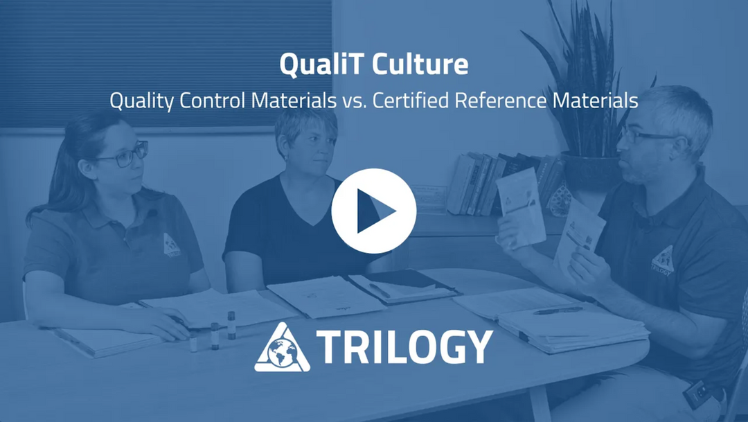 QualiT Culture: Quality Control Materials vs. Certified Reference Materials