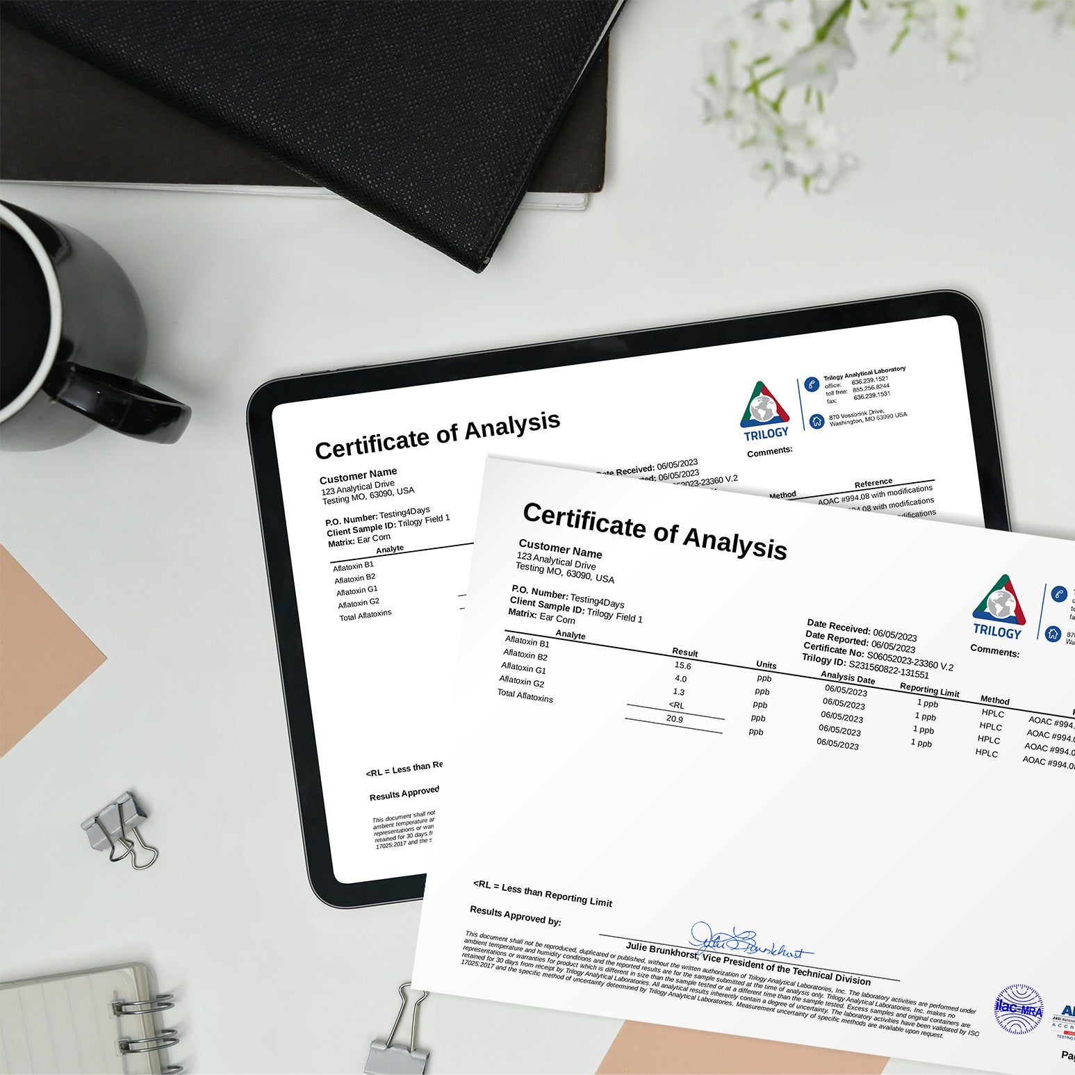 Aflatoxin B1/B2/G1/G2 Analysis (Total Aflatoxin) – Trilogy Analytical ...